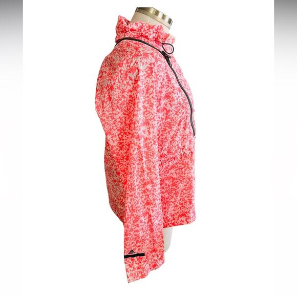 Stella McCartney for adidas Run Perf Jacket PR in White & salmon Turbo Size S - Picture 6 of 8
